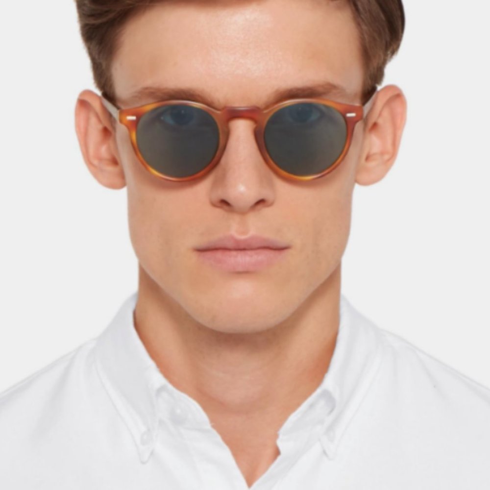 OLIVER PEOPLES Gregory Peck Sun 47mm Semi-Matte Lbr/